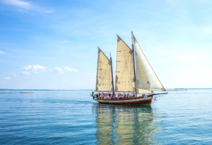 Sail Boat In Water photo