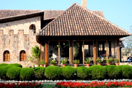 Rustic Building With Conservatory