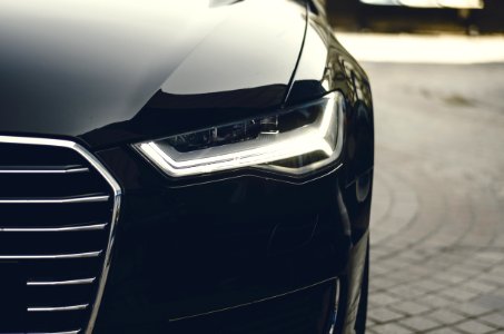 Front Of Modern Motor Car