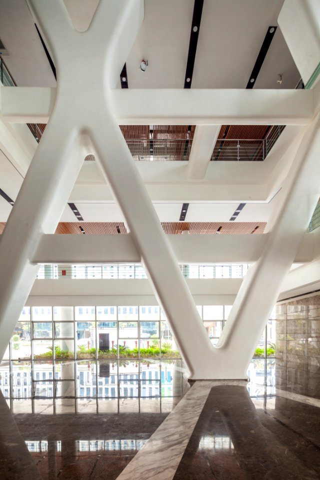Large Hall In Modern Building