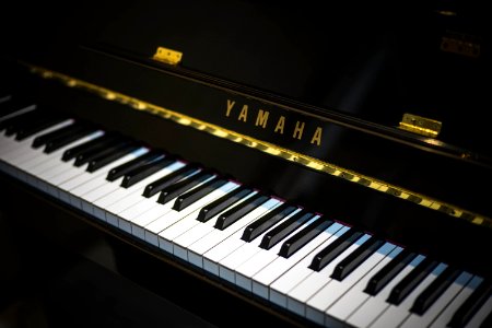 Black Yamaha Piano photo