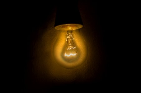 Dim Light Bulb photo