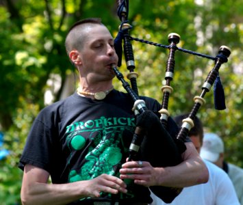 Bagpiper Don Of Nae Regrets Playing 4