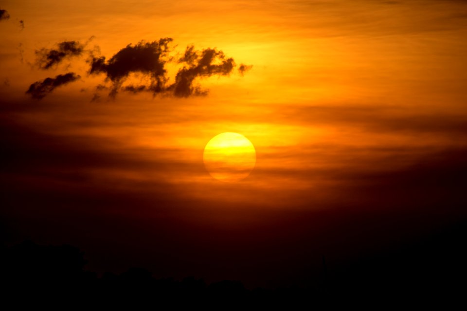 Late Afternoon Sun And Clouds - April 10th 2013