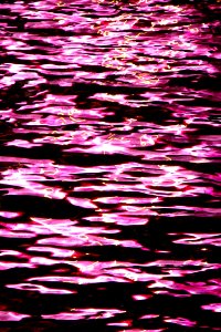 Pink Night Water Texture Las Vegas photo