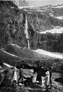 A Rest Near A Waterfall