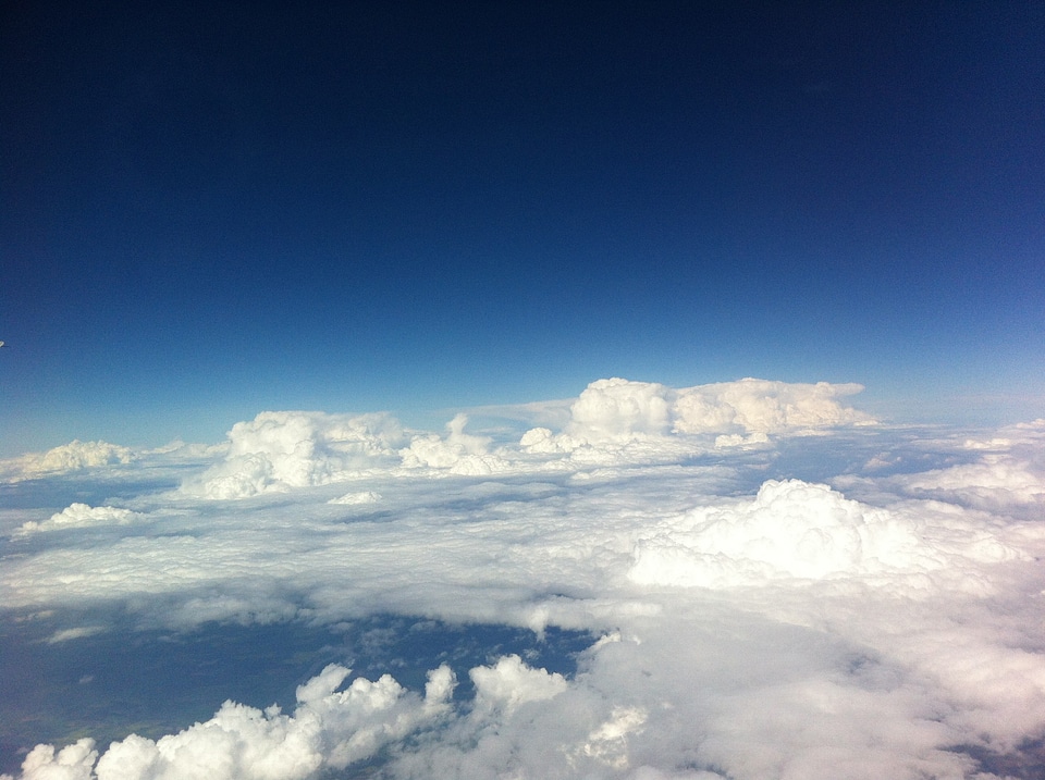 From the plane view travel