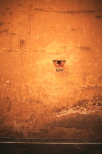 Basketball Ring On Wall Vertical
