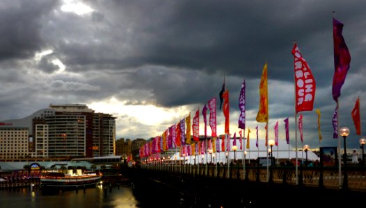 Approaching Storm Darling Harbour Sydney photo