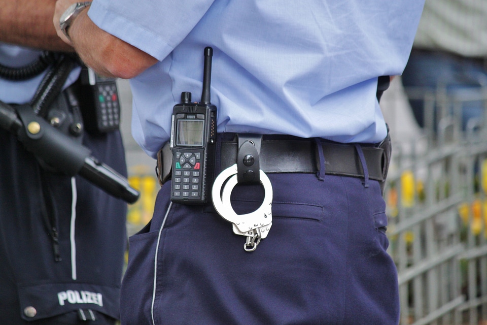 Police uniform guard watch