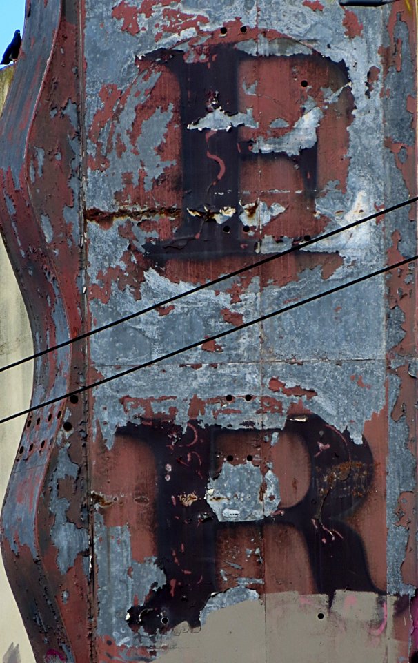 Old Theater Sign