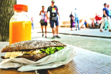 Sandwich And Juice