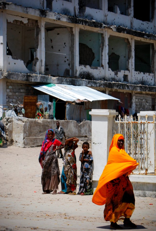 On Foot Patrol In Mogadishu With An AMISOM Formed Police Unit 11