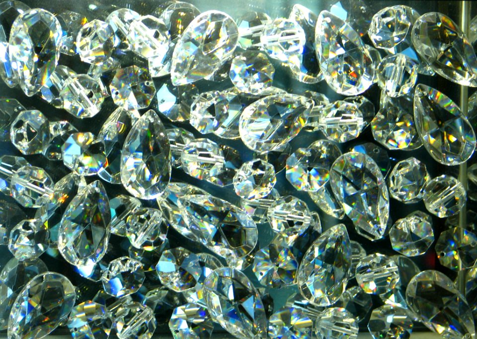 Faceted Crystal Drops