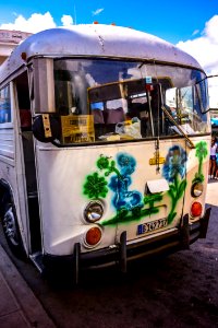 Bus In Sancti Spiritus Cuba