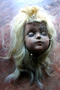 Distressed Doll Head 1 photo