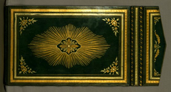 Illuminated Manuscript Koran Binding Walters Art Museum Ms W552 Lower Board Outside photo