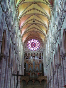 Cathedral architecture stained