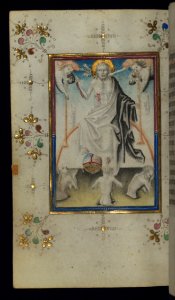 Illuminated Manuscript Book Of Hours Last Judgment Walters Art Museum Ms W165 Fol 100v photo