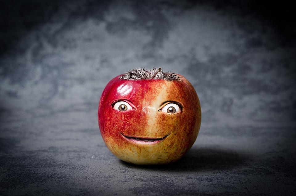 Photo manipulation fruit cute