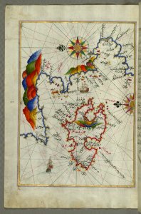 The Island Of Midilli (Midill Mitylene Lesvos) In The Northeastern Aegean Sea From Book On Navigation Walters Art