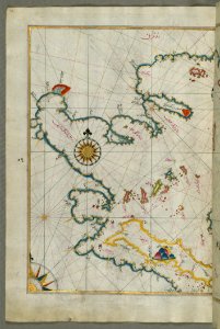 The Coastline Of The Western Aegean Sea As Far South As The Island Of Euboea (Evvoia Aghrībūz Eriboz) From Book O