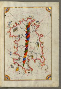 Illuminated Manuscript Map Of Sardina From Book Of Navigation Walters Art Museum Ms W658 Fol 226b photo