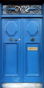 Property Blue Door Fixture
