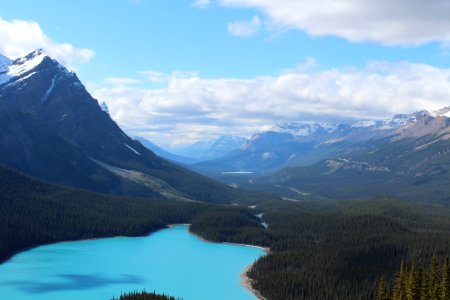Mountain Valley And Lake
