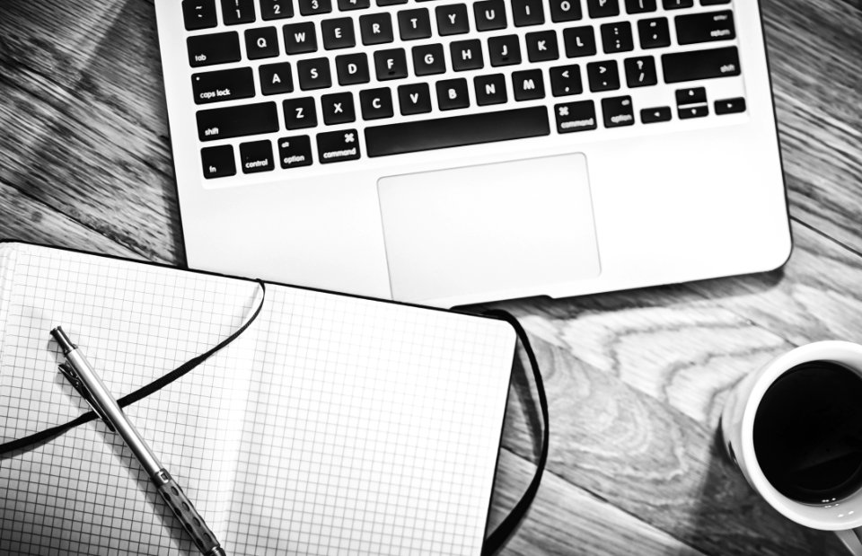 Laptop Notebook And Coffee