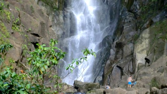 Dominica (Caribbean) - Hikers At Trafalgar Fall - Morne Trois Pitons NP
