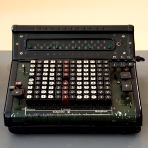 Black And Gray Vintage Cash Register