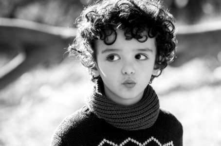 Child With Curly Hair photo