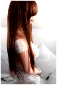 Brunette With Long Hair photo