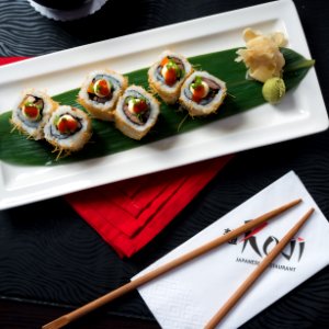 Sushi On Plate photo