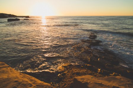 Sunrise On Ocean