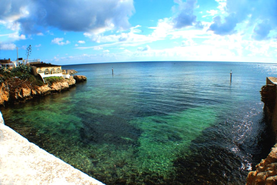 Green Ocean Water By Coast