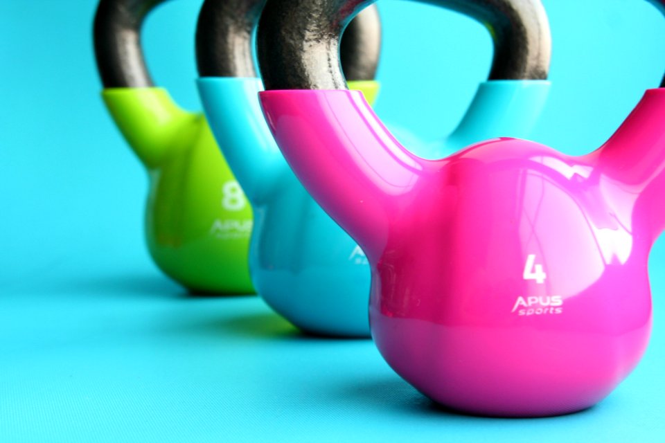 Colorful Kettlebells
