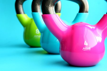Colorful Kettlebells
