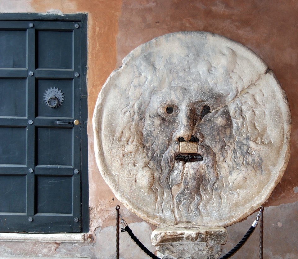 Sculpture rome italy photo