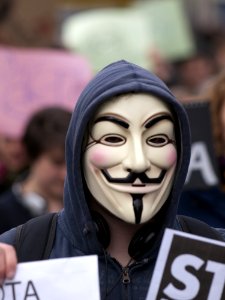 ACTA Protest On The Streets Of Dublin