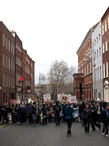 ACTA Protest On The Streets Of Dublin