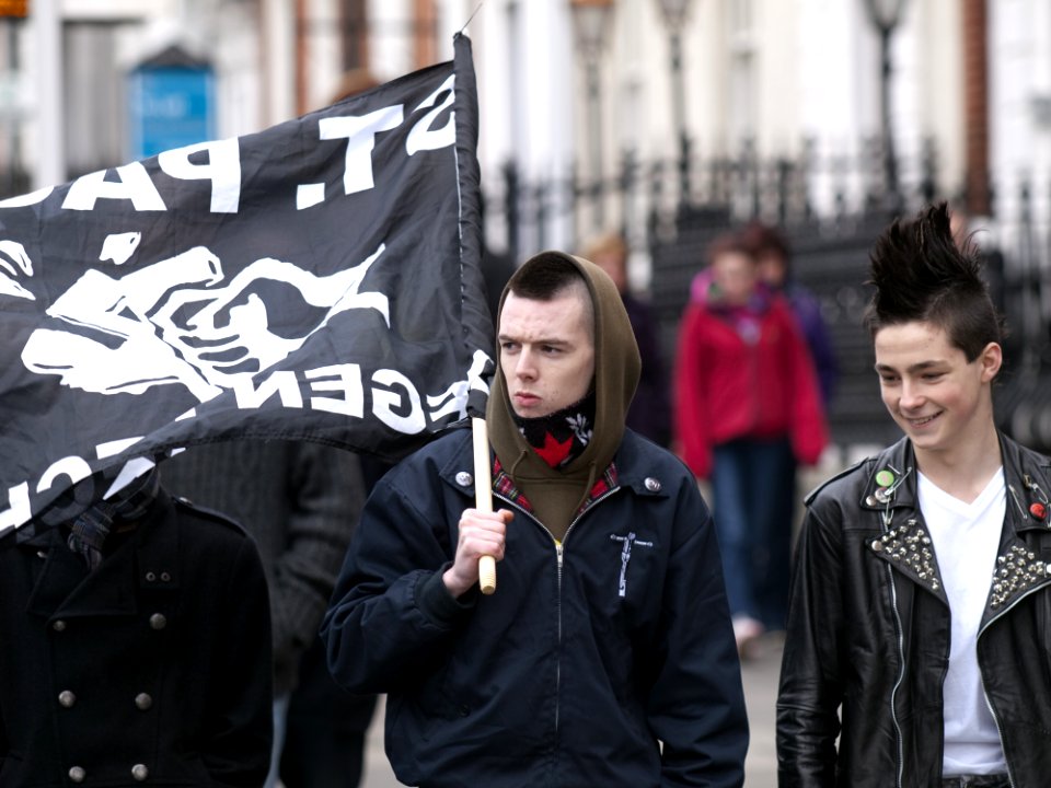 ACTA Protest On The Streets Of Dublin