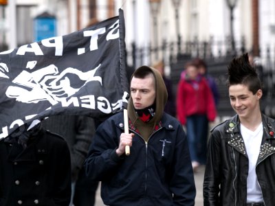 ACTA Protest On The Streets Of Dublin