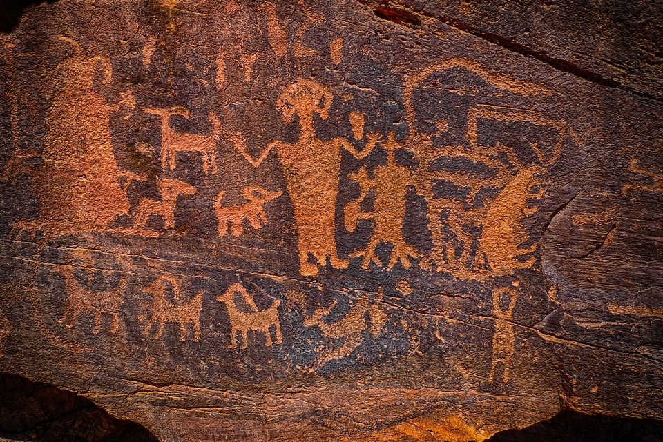Ancient archeology sandstone