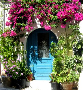 Blue Wooden Door