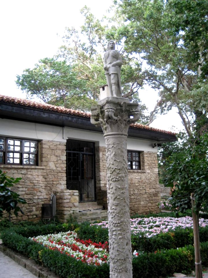 Monument On Stone Column