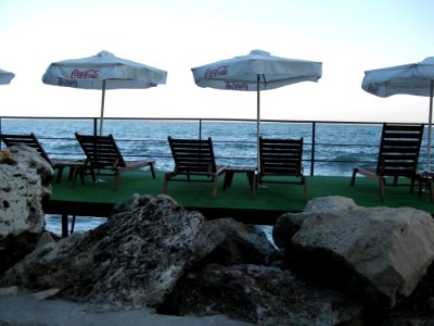 Loungers On Seafront