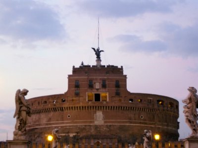 Historic Tower And Statues