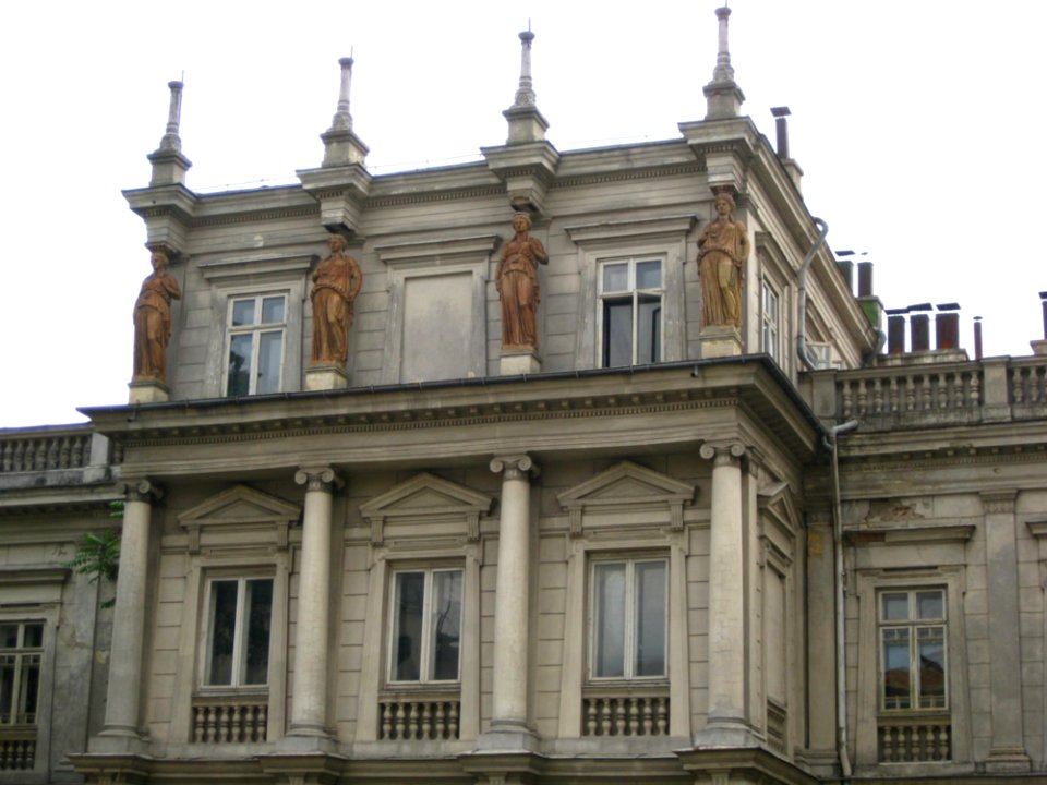 Historic Building With Statues